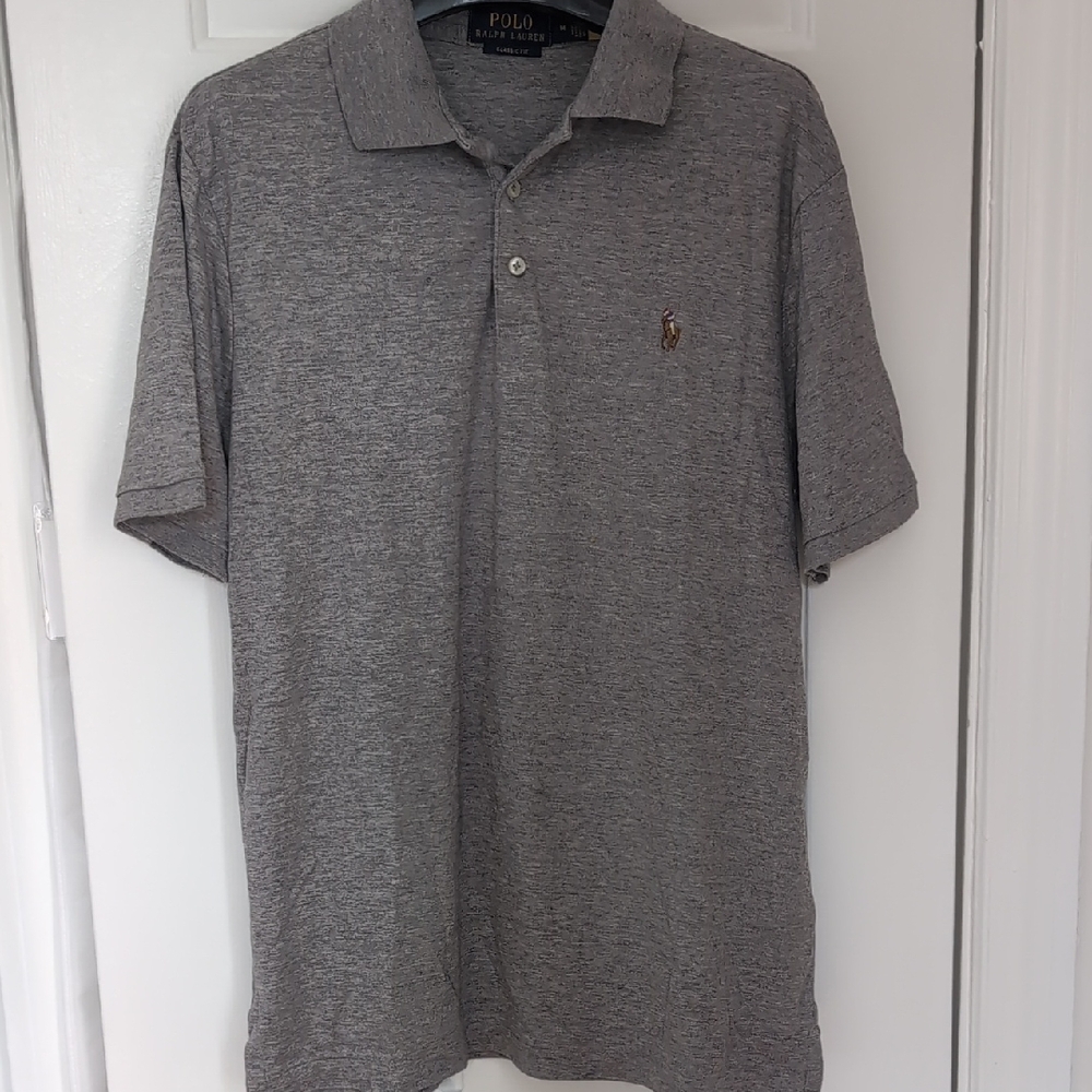 Polo by Ralph Lauren Gray Cotton Polos